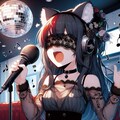 カラオケ(目隠し獣耳っ娘)Karaoke (blindfolded girl with beast ears) 6枚目