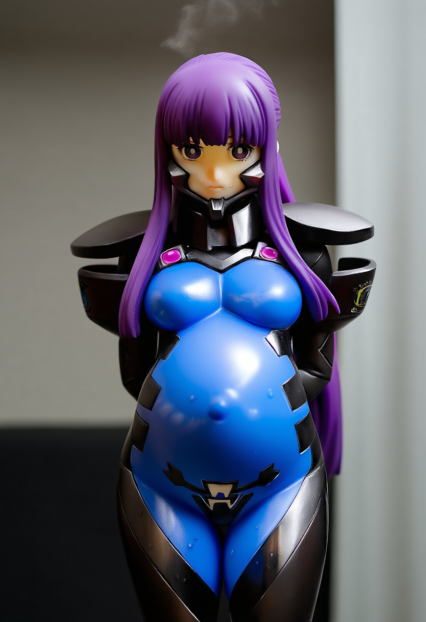 衛士強化装備フェルンの妊婦フィギュア