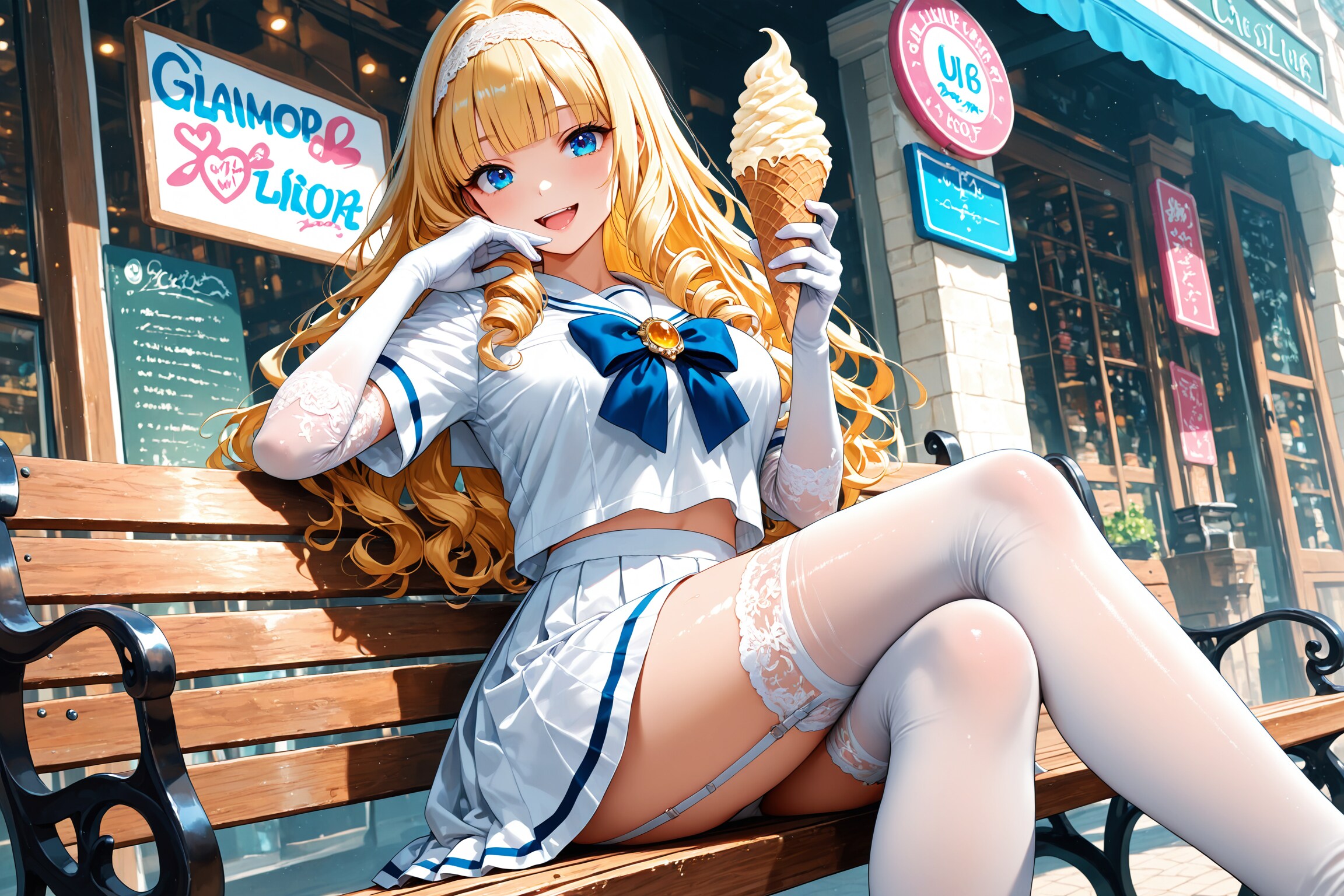 美月お嬢様の華麗なる食卓  一食目 | の人気AIイラスト・グラビア