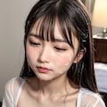 貧乳美少女のフェラ顔射 6枚目