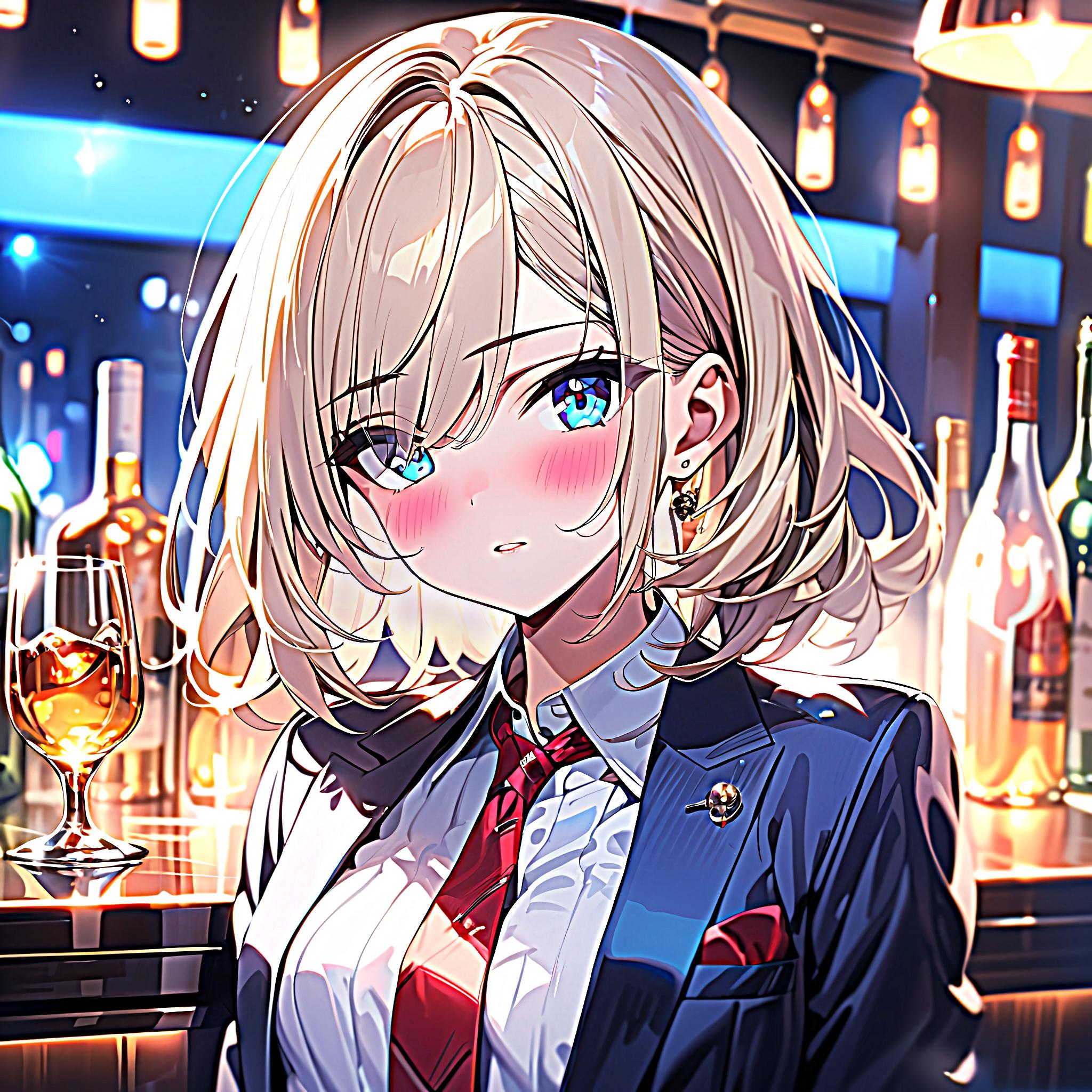 スーツ姿の彼女