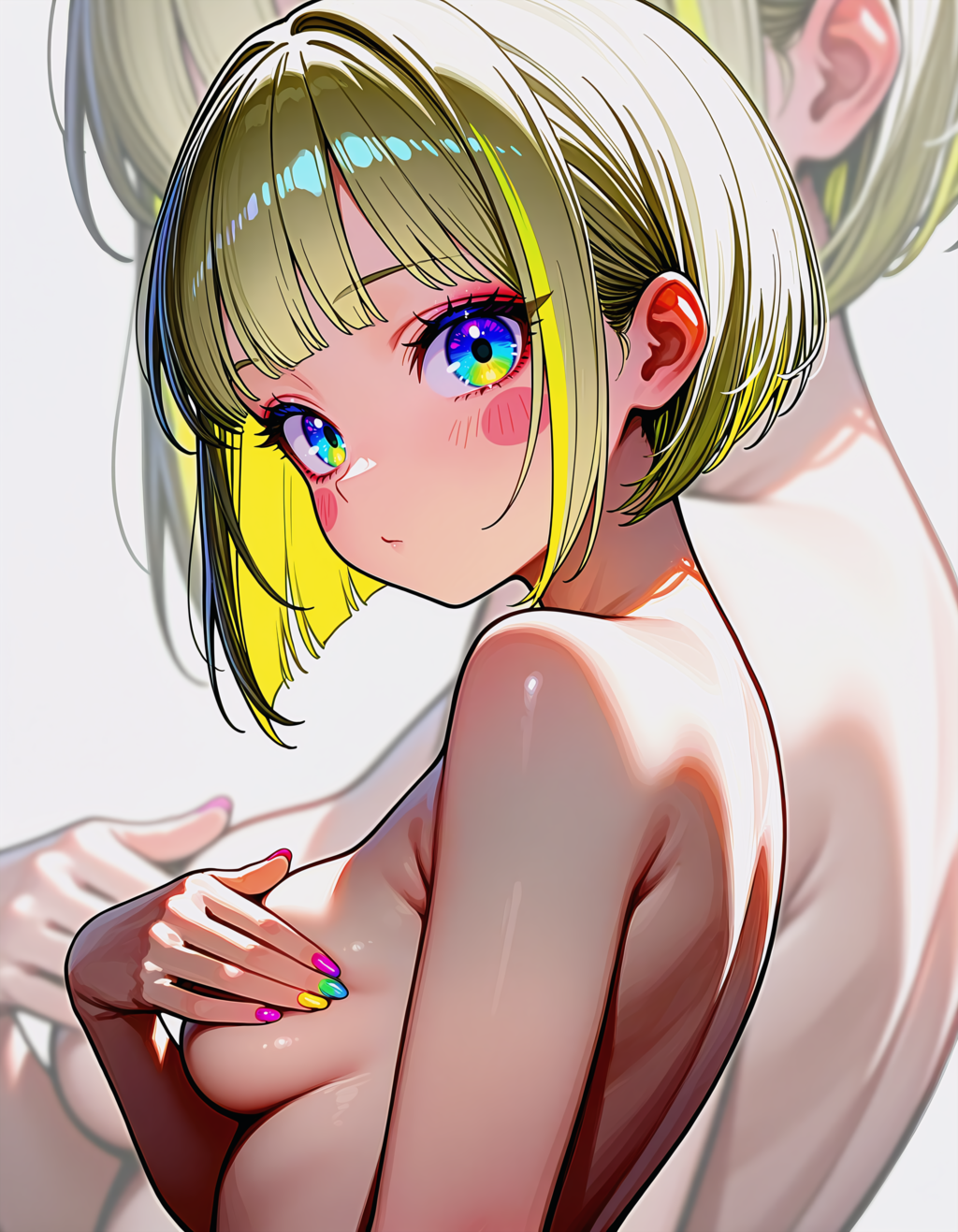 ネイル塗ってみた！ 見て見て！ … ネイルをだよ？