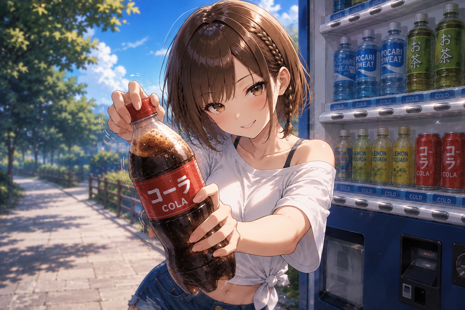 よ〜く振ったら美味しいよ♪→2秒後