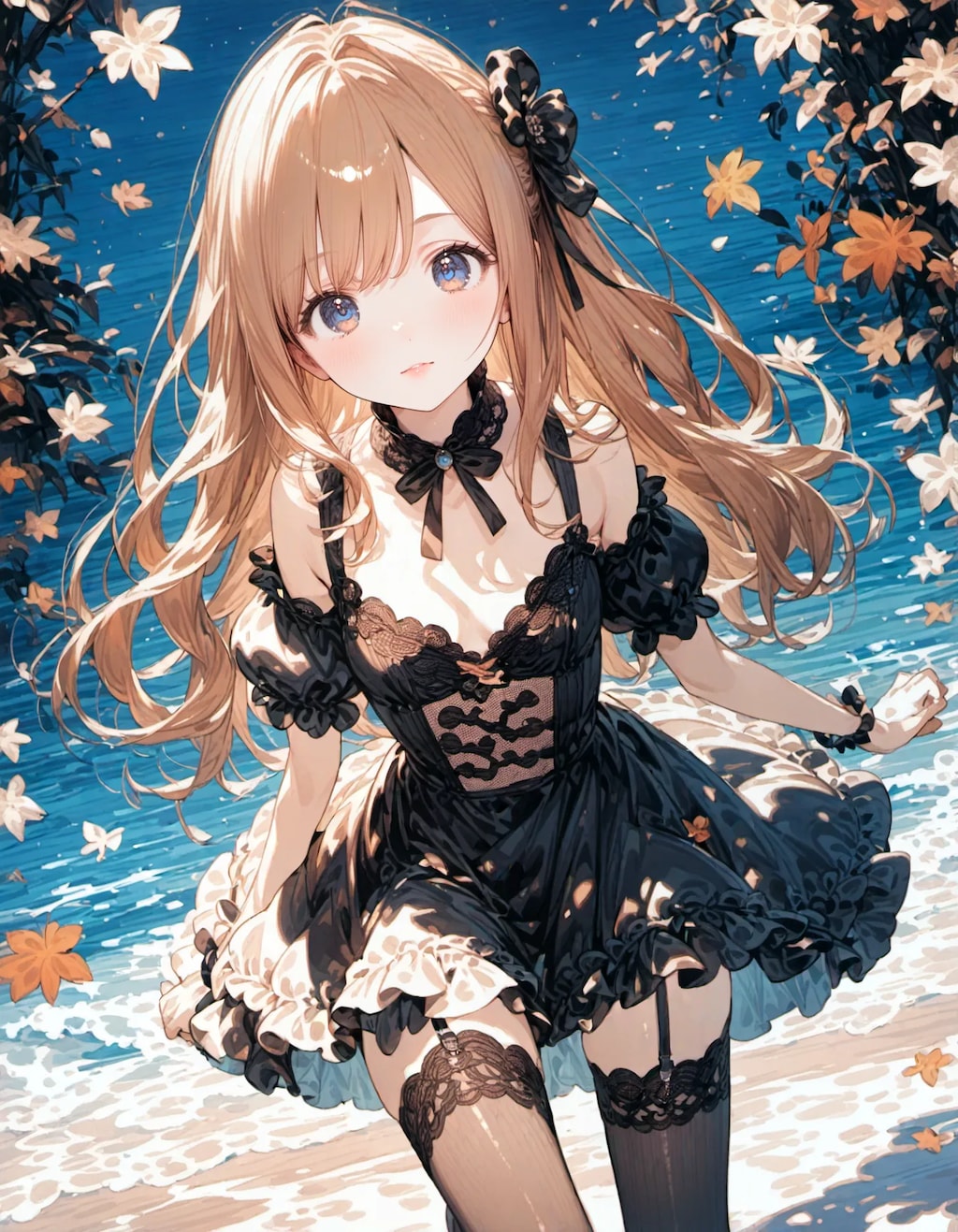 Blooming Under the Summer Sky