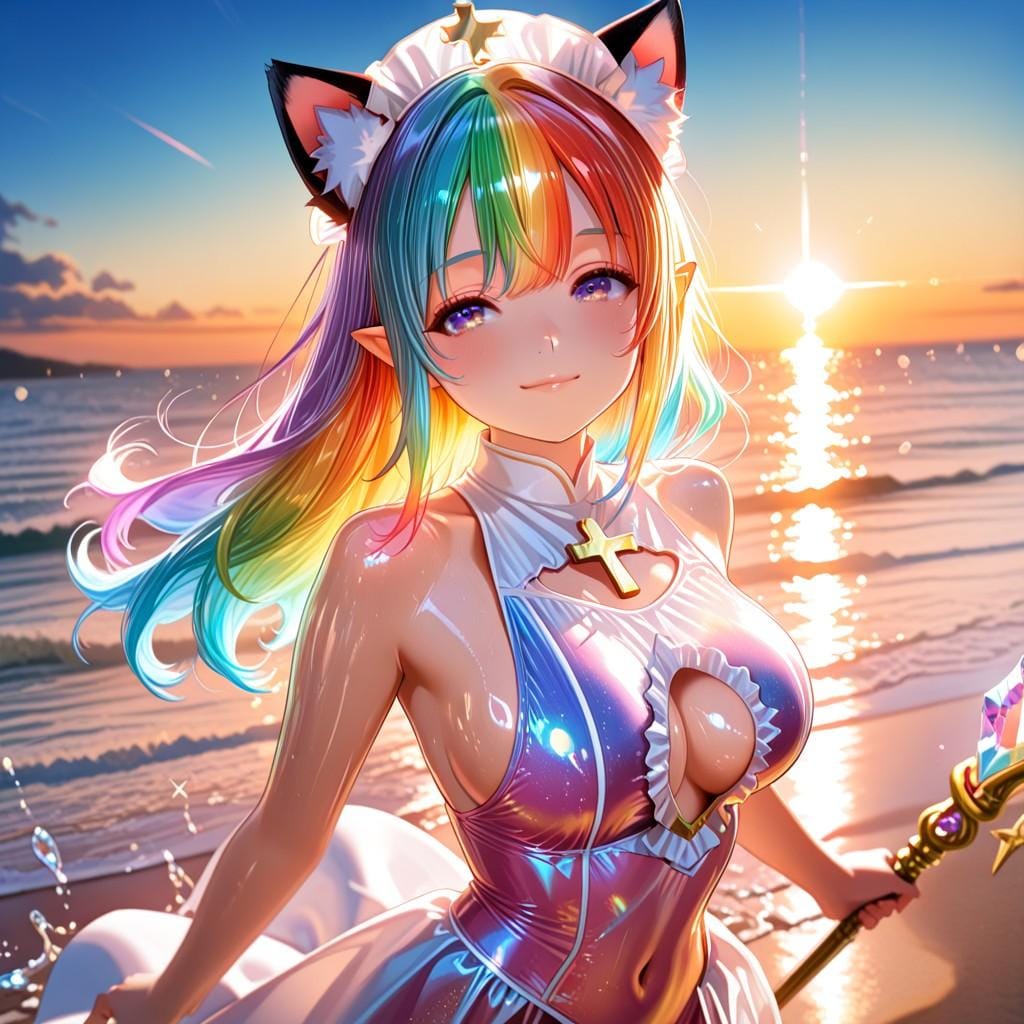 5枚）放課後プリーストinビーチ