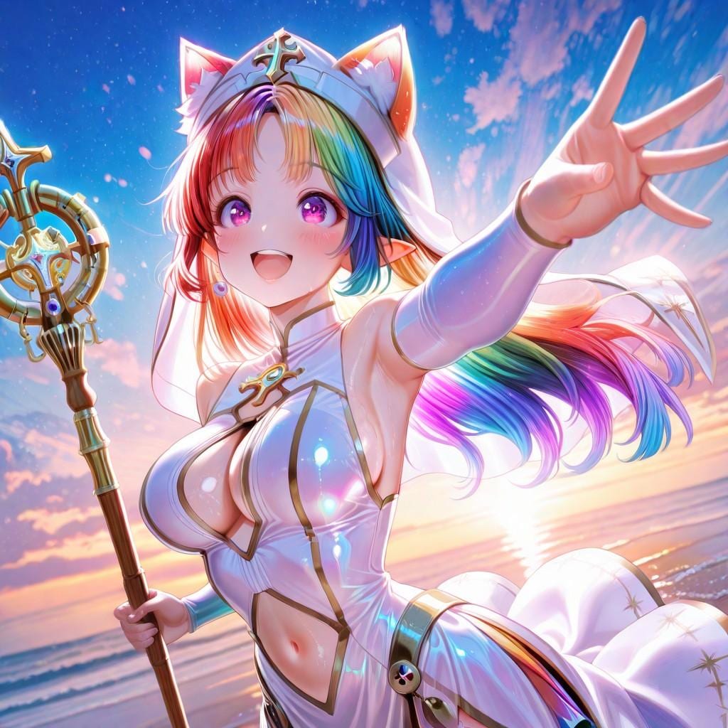 5枚）放課後プリーストinビーチ