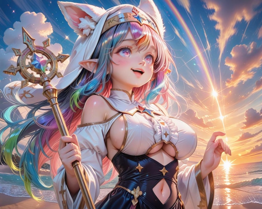 5枚）放課後プリーストinビーチ