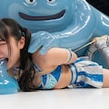 異種格闘プロレスでスライムに体内に侵入されるMIKURU 8枚目