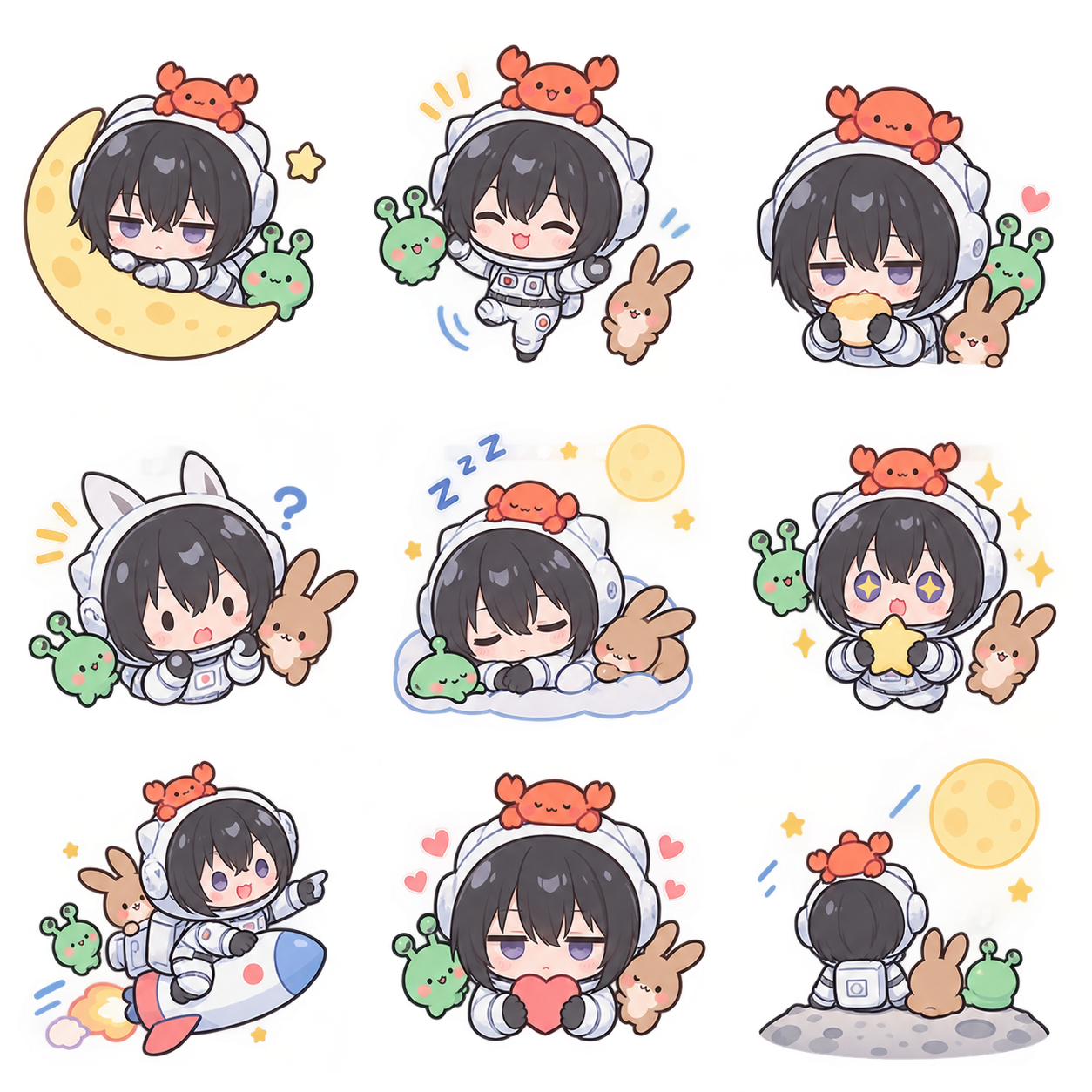 [非公式] 2026年いもうとちゃんうちうのたびステッカー | の人気AIイラスト・グラビア