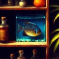 Fish in bookcase (2) 7枚目