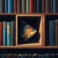 Fish in bookcase (2) 5枚目