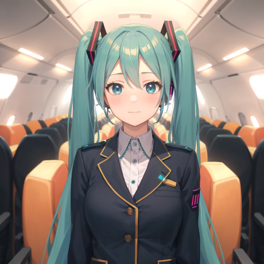 新人CA🔰ミク