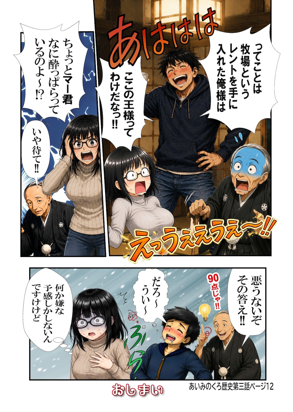 あいみのくろ歴史　第三話謎のレント経済