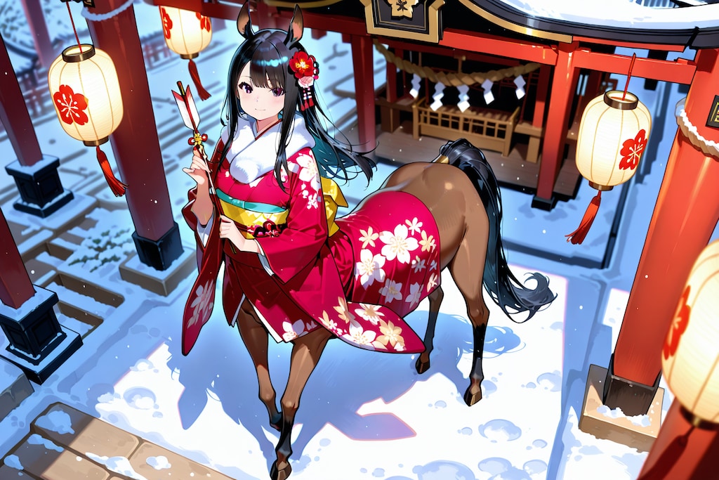 午年はケンタウロスちゃんの年です