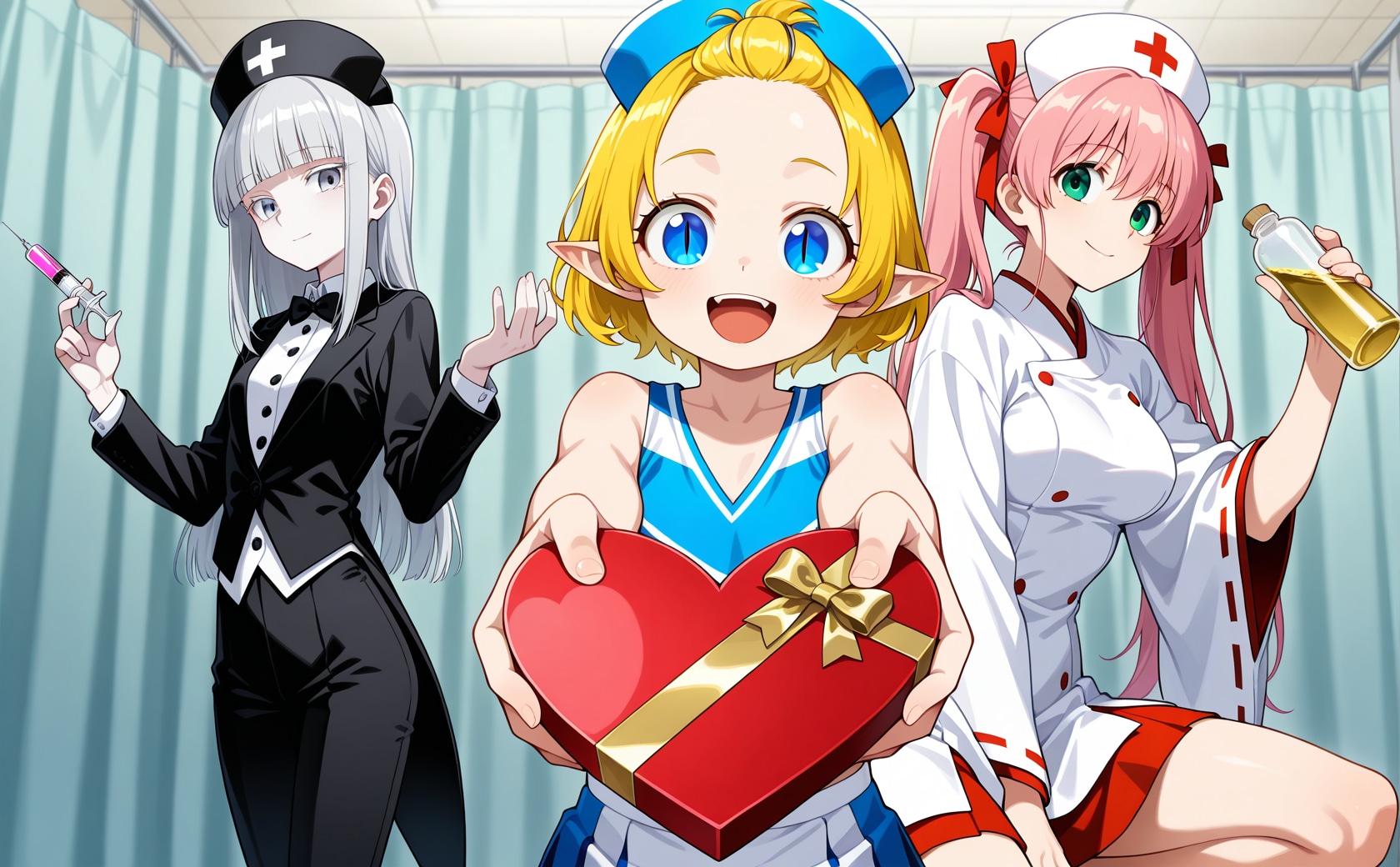 チアちあナース | の人気AIイラスト・グラビア