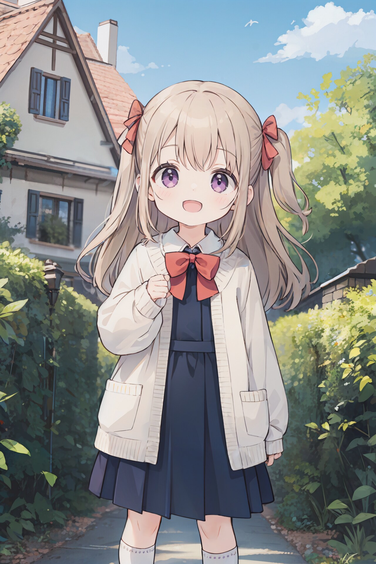 垣根に挟まれて