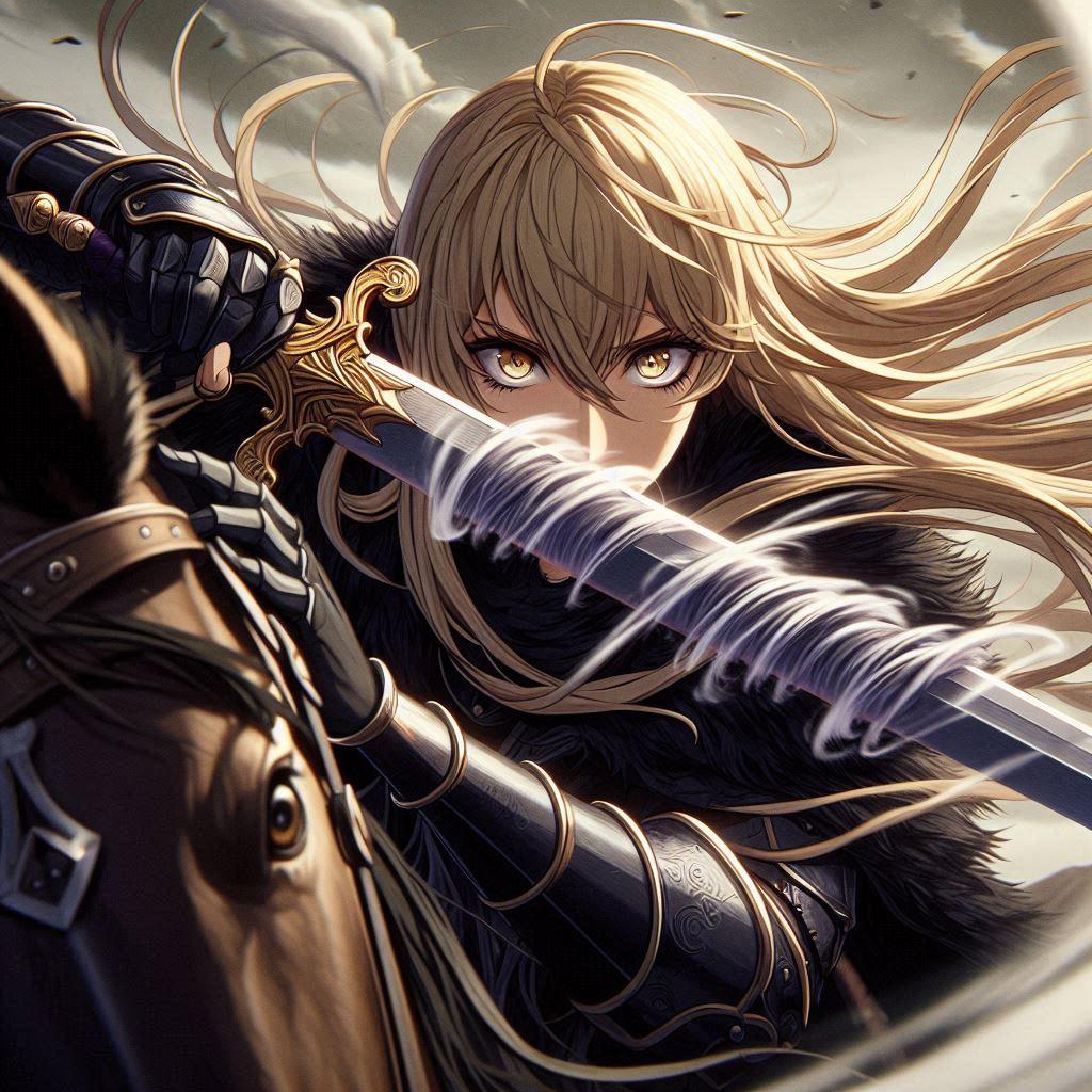 ブロンドの女騎士さん544