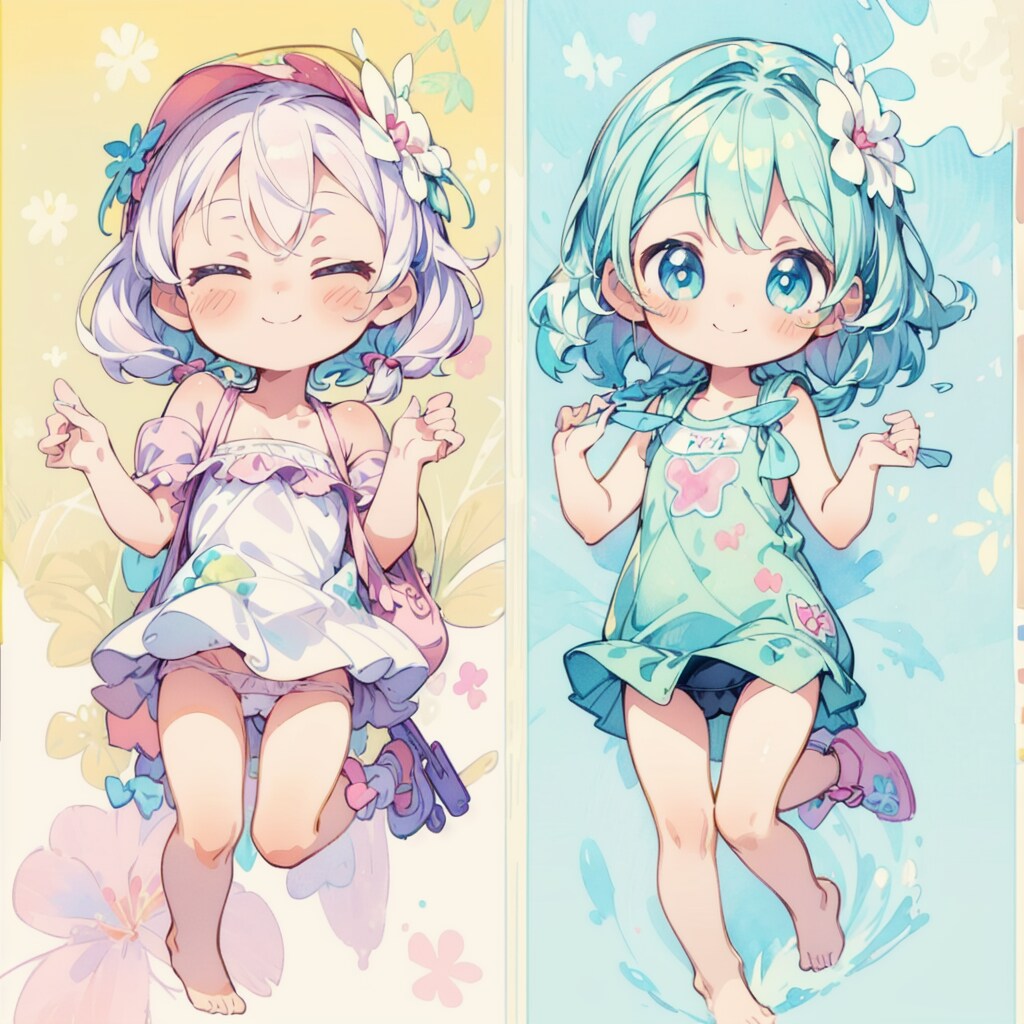 二人の女の子