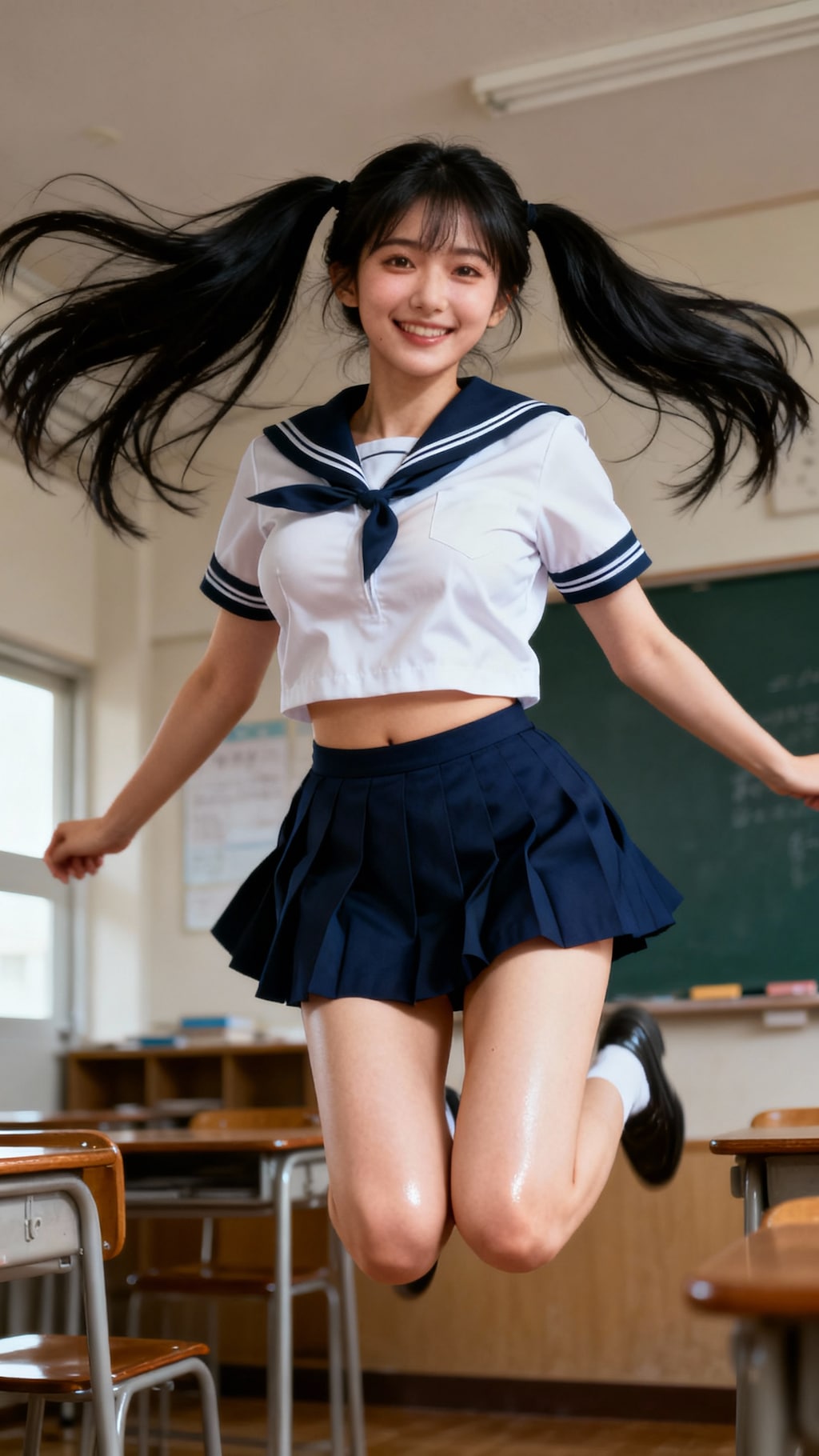 ジャンピング女子