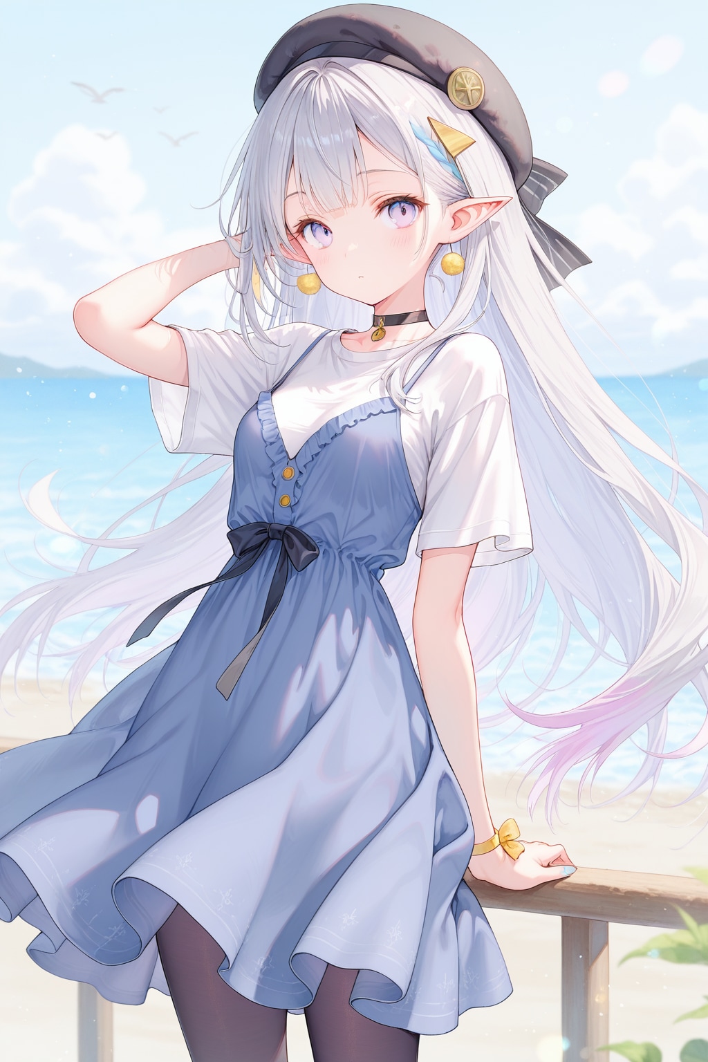 潮風 | の人気AIイラスト・グラビア