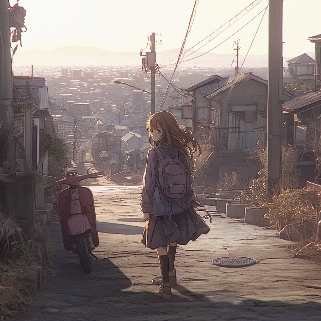 スクーターと女の子 Scooters and Girls
