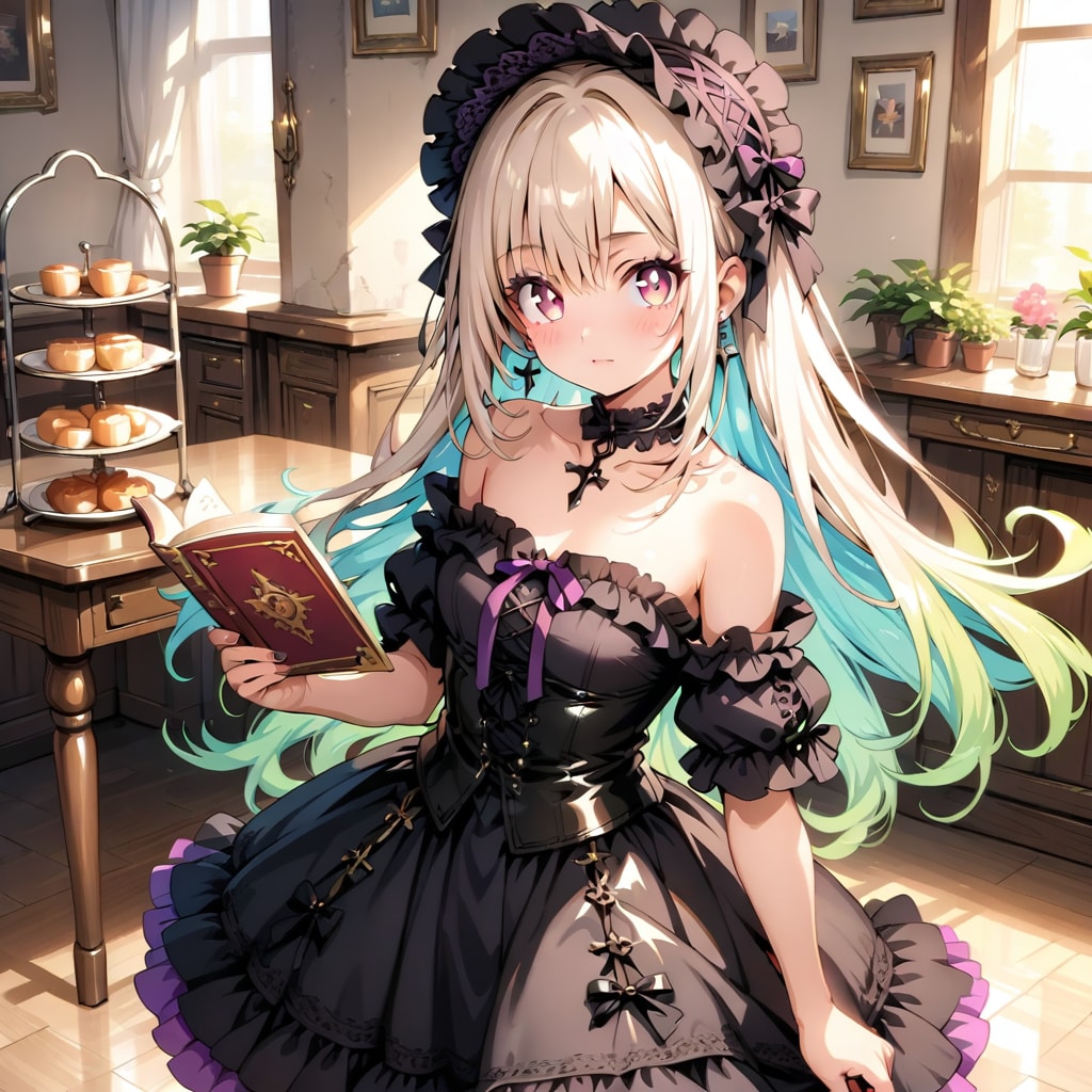 ゴスロリ系フリフリのLARIMARちゃんなのだ。