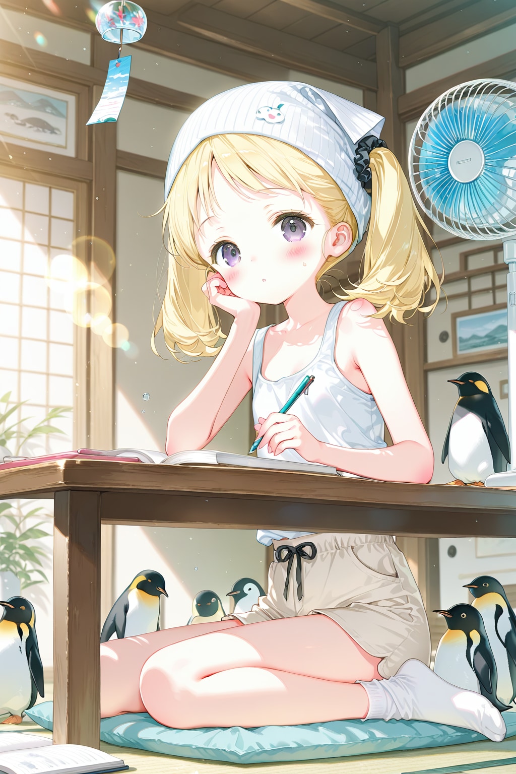 朝から元気ね
