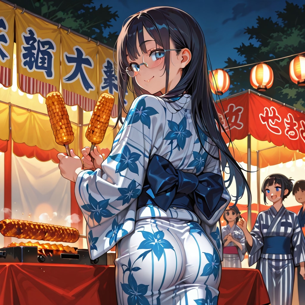 夏祭り焼きとうもろこし