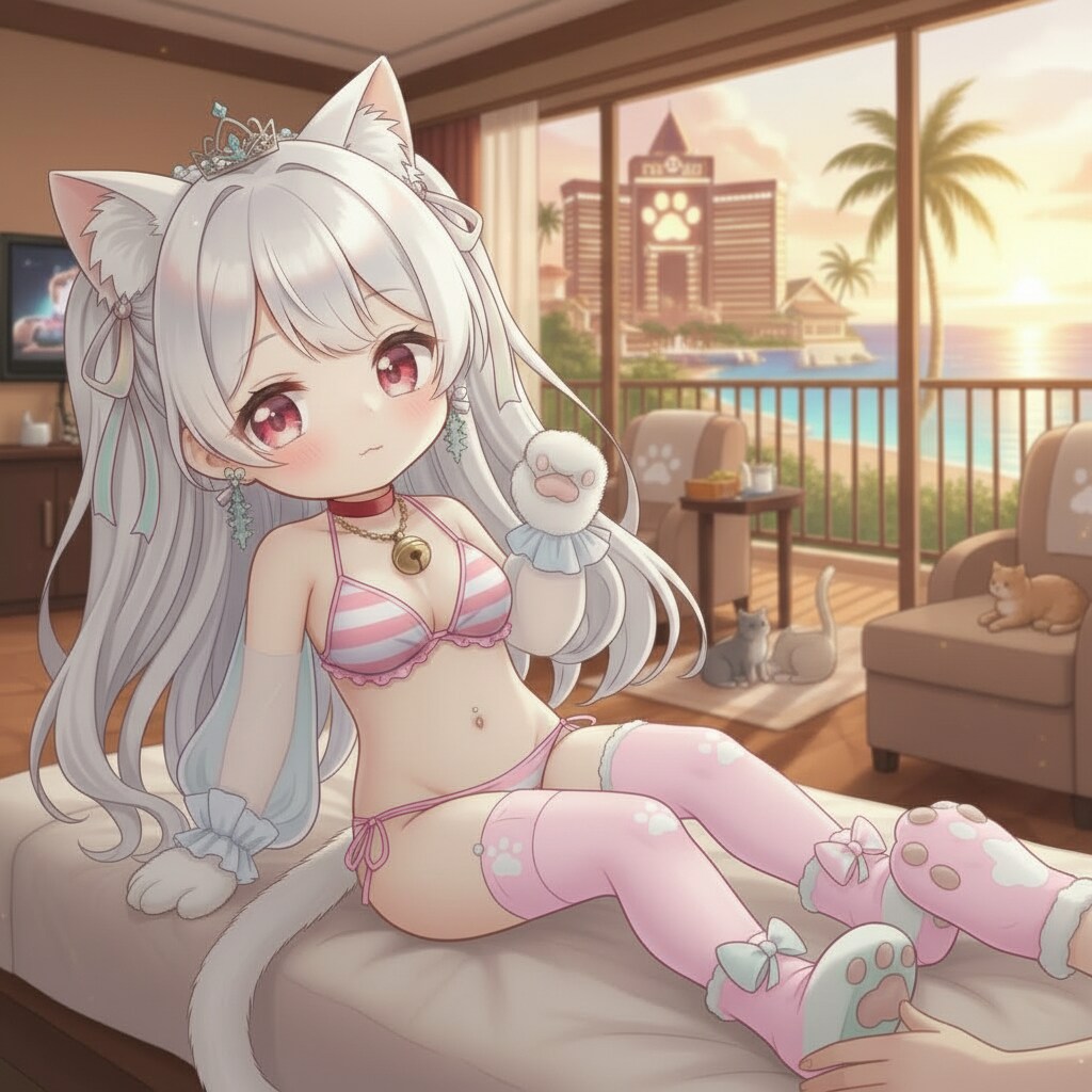 猫姫様御静養
