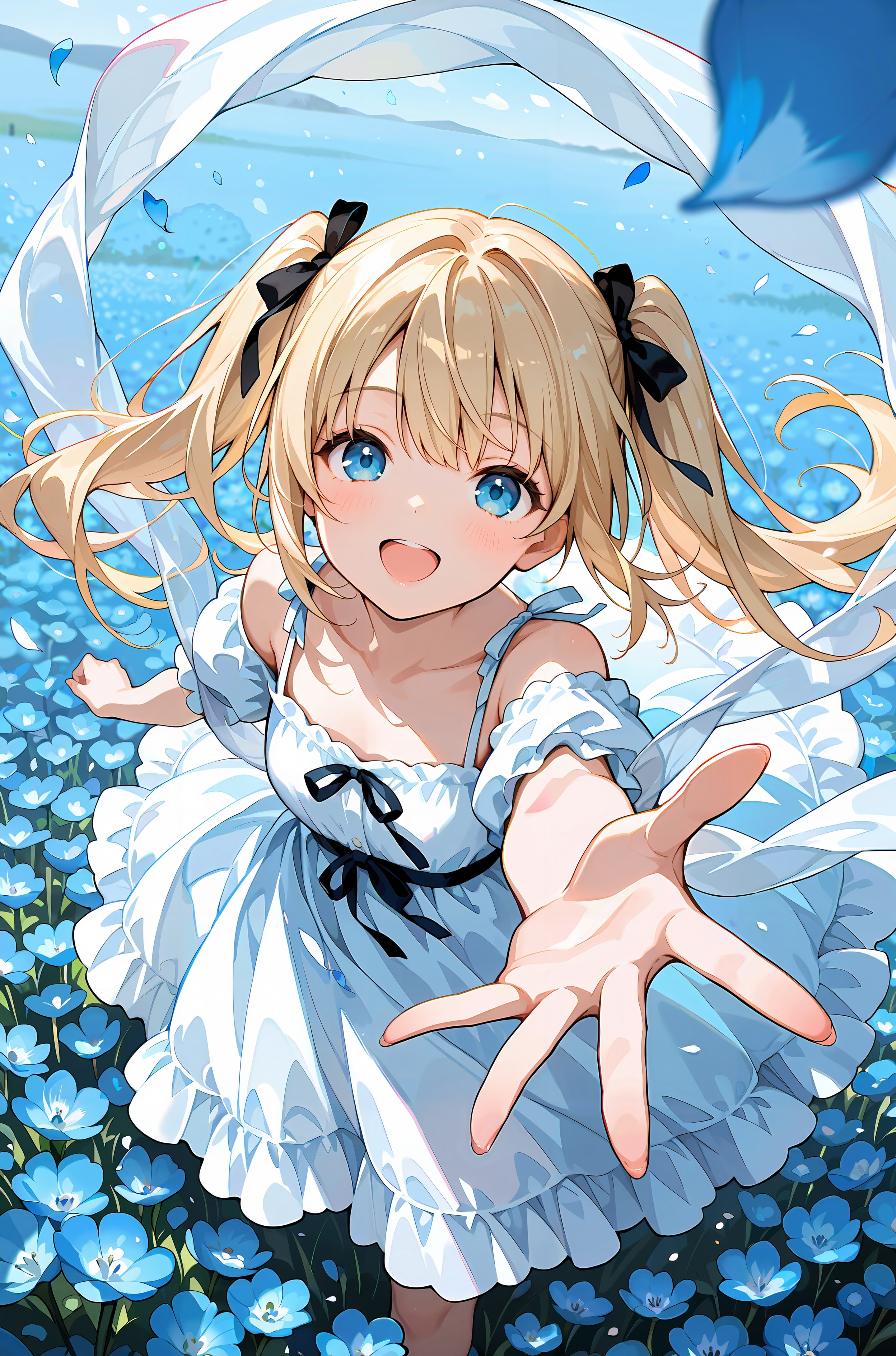 Nemophila Blue | の人気AIイラスト・グラビア