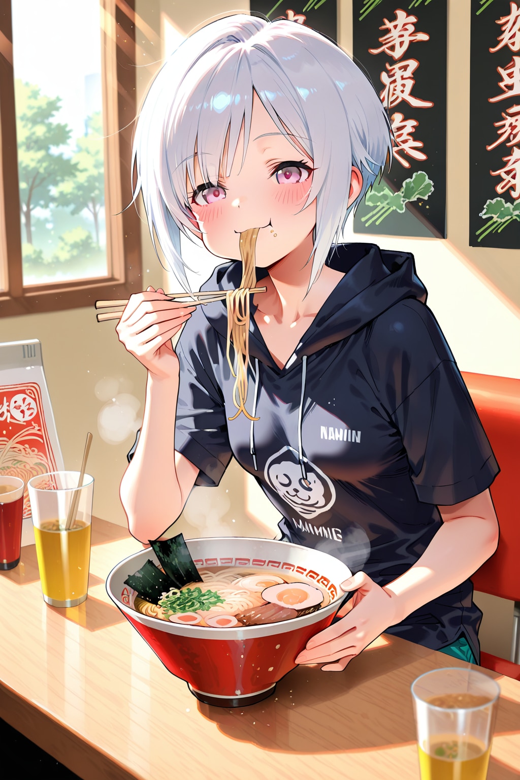 お前も食べるか？美味いよ？