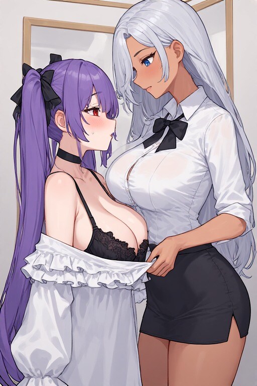 試着室に咲く百合