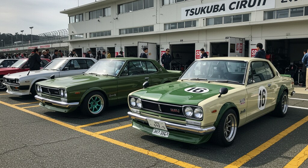 スカイライン2000GT-R 筑波サーキットより