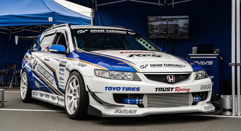 トーヨータイヤアコードワゴンのドリ車