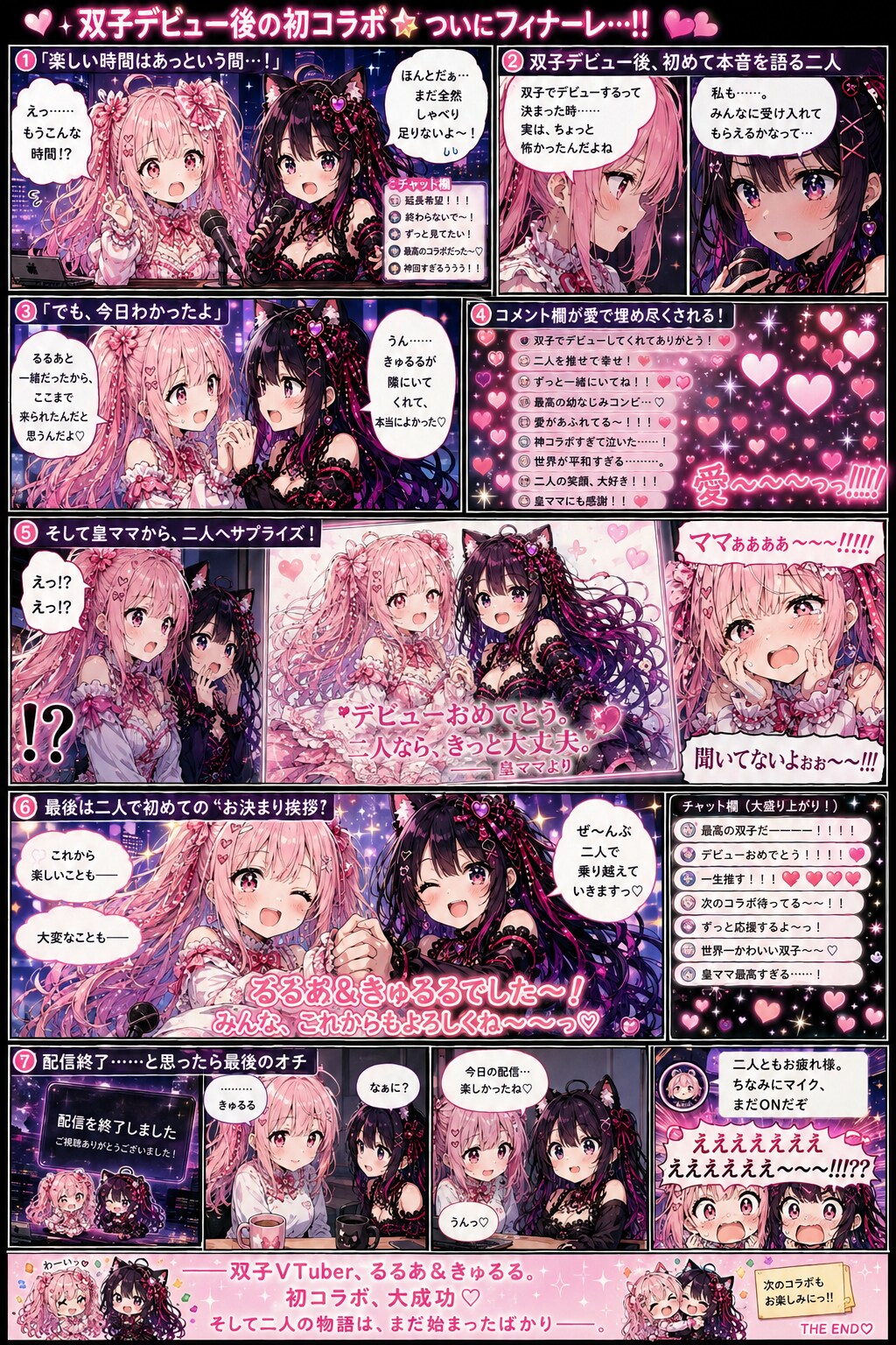 コミカライズ オリジナル作品るるきゅる⑥ (双子になりたかった私たちの非日常的な話～ふたなり～)