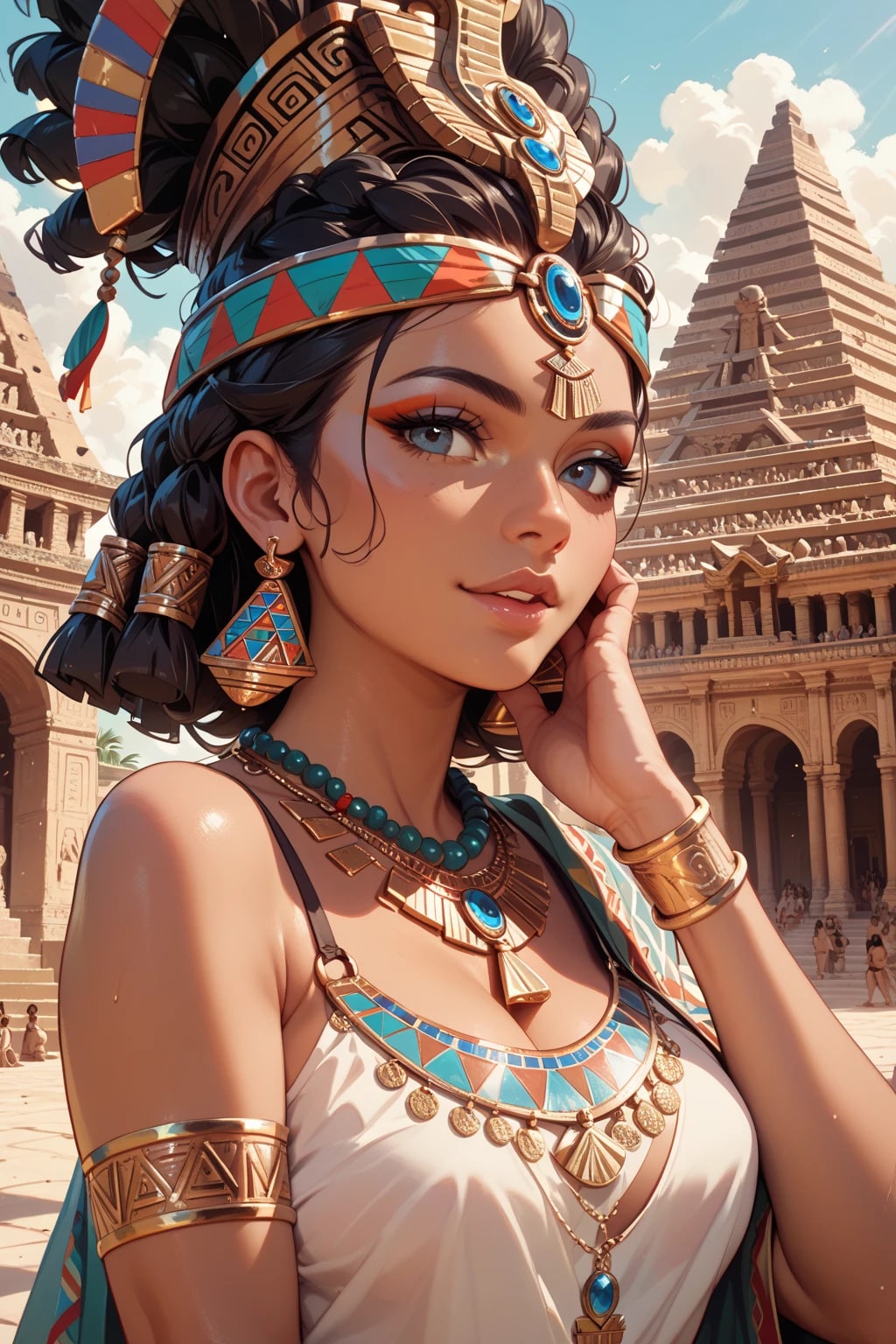 古代マヤ文明の女王 | の人気AIイラスト・グラビア