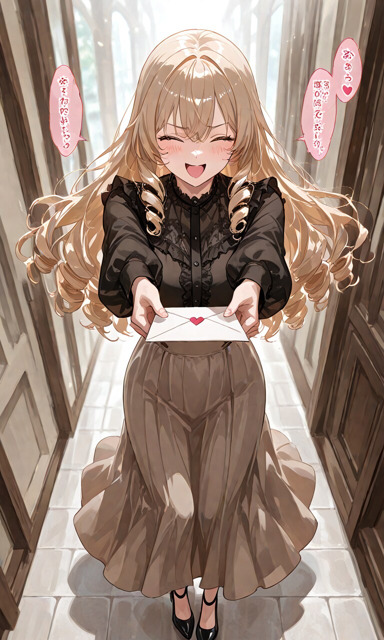 「お、お手紙ですわっ!」 | の人気AIイラスト・グラビア