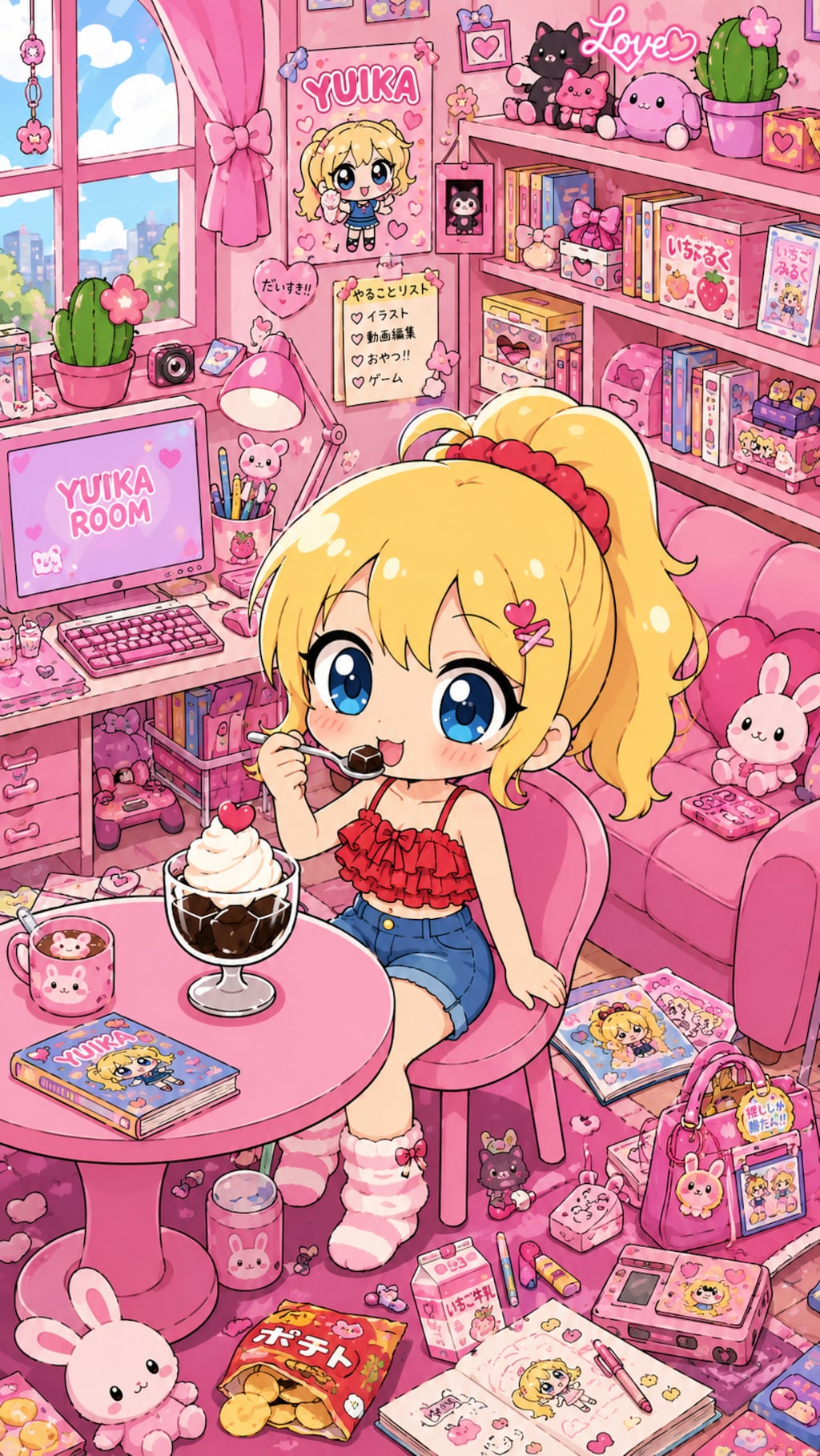 コーヒーゼリー（ぐちゃぐちゃの部屋）