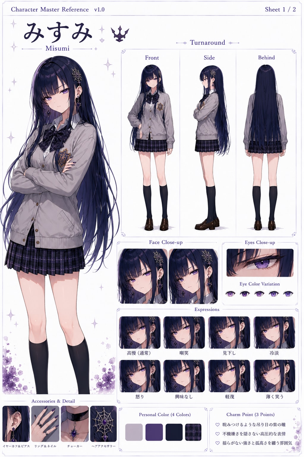 研究所編　〜　研究対象:みすみ 設定画〜