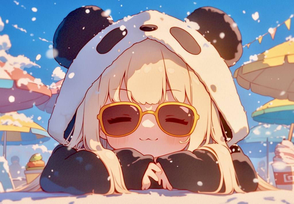 くま娘✖︎サングラス🕶️