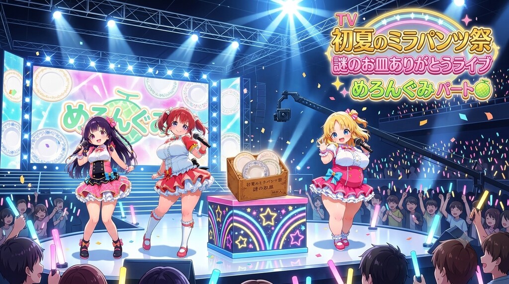 初夏のミラパンツ祭・謎のお皿ありがとうライブ開催！！