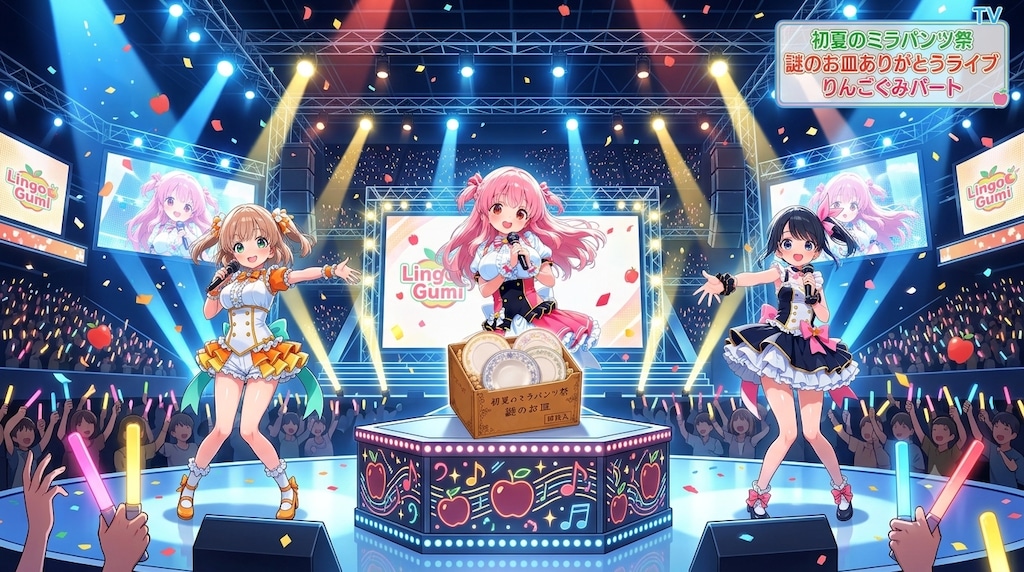 初夏のミラパンツ祭・謎のお皿ありがとうライブ開催！！