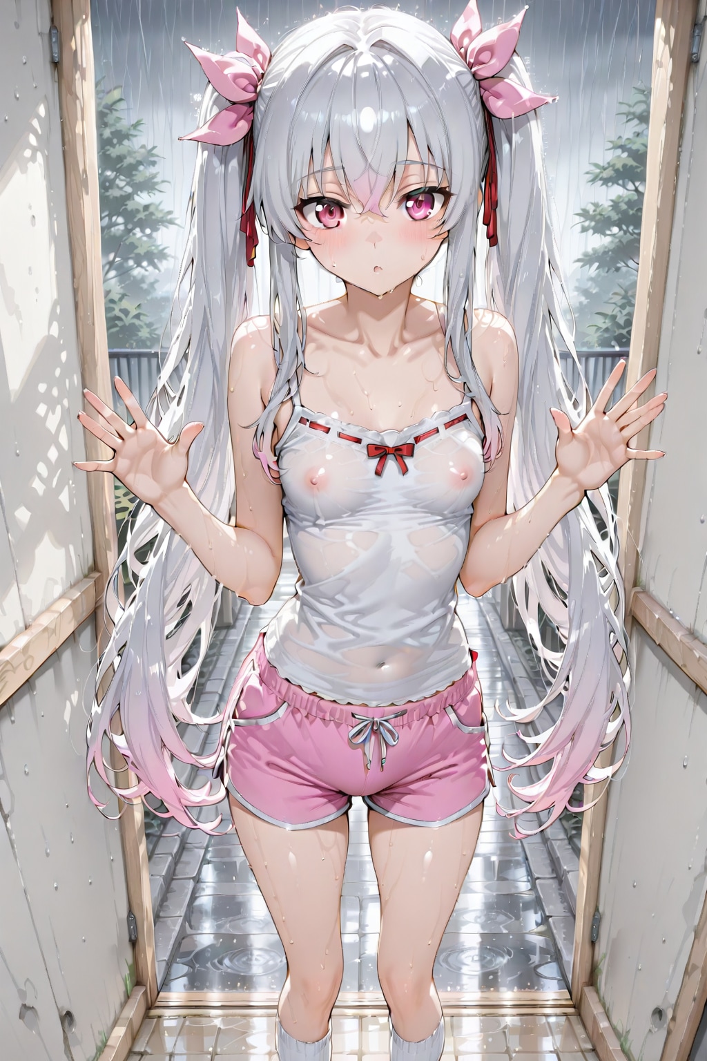 濡れちゃった