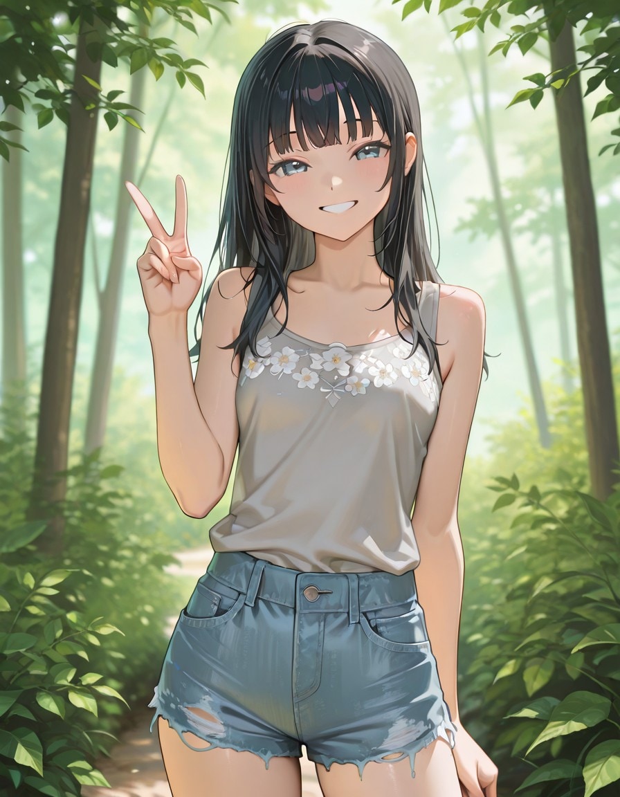 虫刺され対策はバッチリ | の人気AIイラスト・グラビア