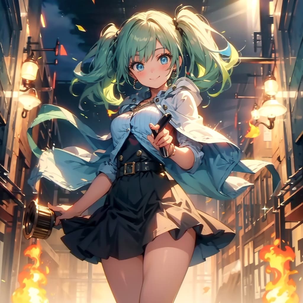 日本ツインテール協会に行く途中、ツインテールが現れた！（ドラ○エ風💦）