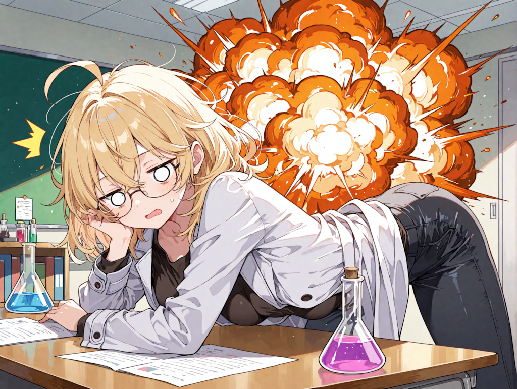 いつも実験を失敗する研究員