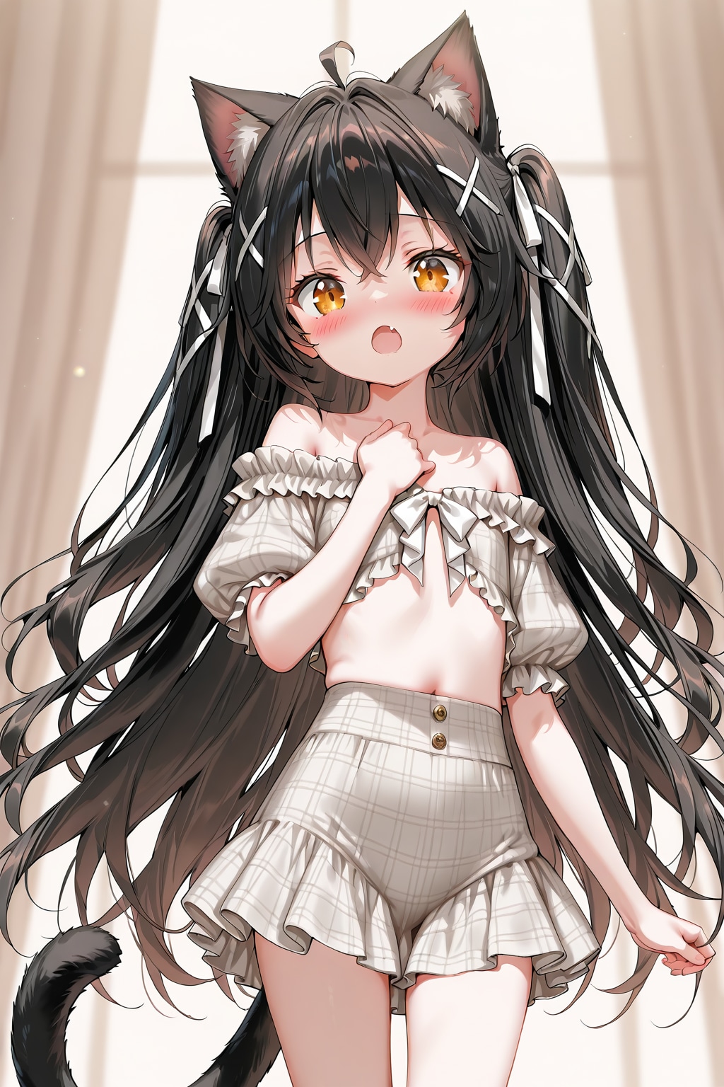 ネコミミオフショルダー