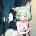 深夜にケモ耳化してしまう少女5 2枚目