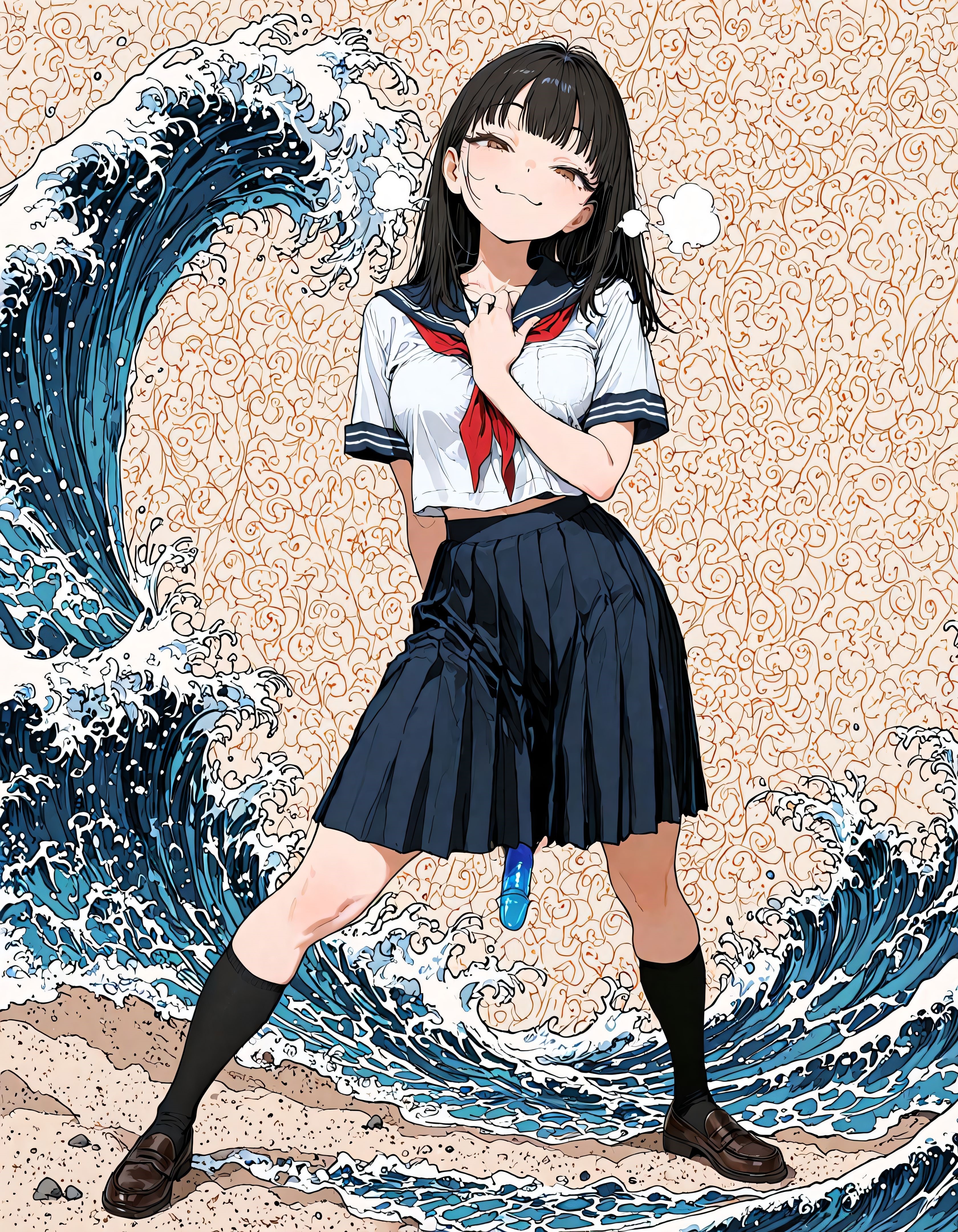 波とディルド