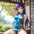 スクールアイドル⁉😅「園田海未 国立音ノ木坂学院二年生」チャイナ服Ver．【model：waiANIHENTAIPONYXL_v60 2枚目